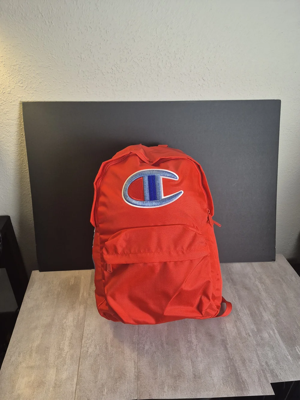 Champion Red Backpack with Embroidered C Logo. New!